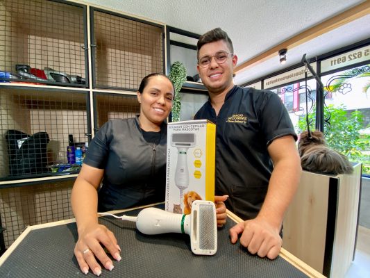 Cepillo Secador para Mascotas