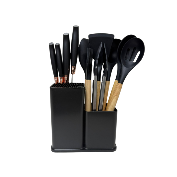 JUEGO DE UTENSILIOS + CUCHILOS