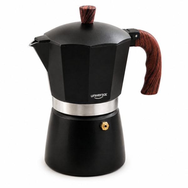 CAFETERA MOKA BLACK UNIVERSAL